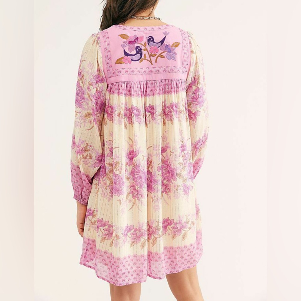 FREE PEOPLE SPELL & THE GYPSY COLLECTIVE Coco Lei Embroidered Dress Size XS VGUC